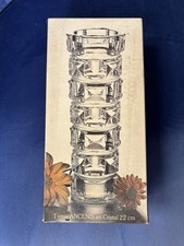 Vintage J.G Durand Cristal d'Arques  Clear Glass Vase Boxed