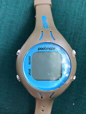 Swimovate Pool Mate Watch, Speed,Distance and Computer for swimmer Blue and Grey