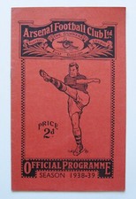 ARSENAL v PORTSMOUTH 1938/1939