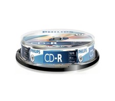 10 x Philips CD-R Blank