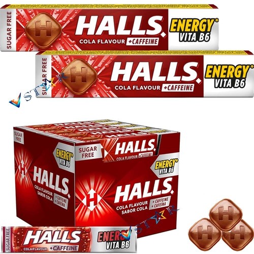 Halls energy caffeine - energy, b6