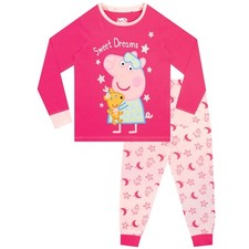 Peppa Pig Pyjamas 18 24 Months 2 3 4 5 6 7 Years PJs Long Sleeve Moons Stars