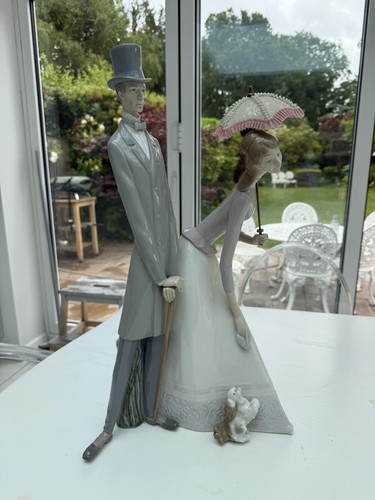 Lladro spain 4563 couple - lladro, w/