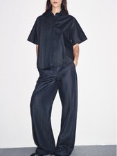 ZARA 2Piece Co-Ord Denim Blue