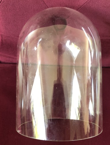 Vintage tall glass dome - tall,