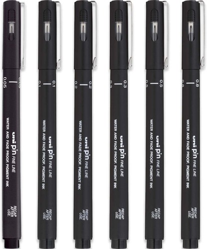 Uni pin drawing pen fineliner - uni,