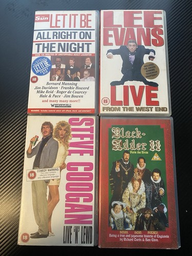 Comedy vhs bundle blackadder - 4,