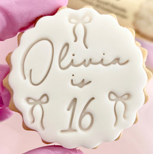 Customised fondant stamp