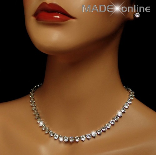 Tennis necklace set - necklace, mm
