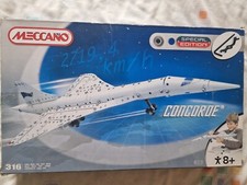 MECCANO CONCORDE AEROPLANE SPECIAL EDITION RARE COMPLETE WITH ALL 316 PIECES