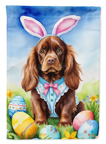 Sussex spaniel easter egg hunt - spaniel,