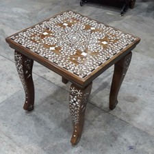 Indian Handmade Carved Inlaid