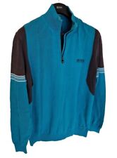 Mens HUGO BOSS GOLF "Green" label 1/4 zip Jumper/Sweater size XL. RRP£225
