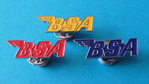 Bsa motorcycle pin badges - bsa,