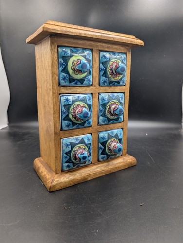 Wooden tabletop spice drawers - tabletop,