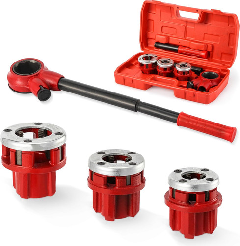 Pipe threader ratchet kit - ratchet, kit，