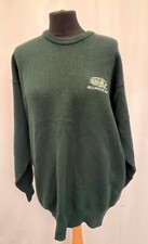 Glenmuir Mens Green Wool Crew Neck Golf Jumper Size M