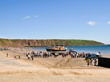 Filey Bay Seascape Canvas