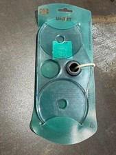 Shower Rail Double Clear Soap Dish Replacement Unifit Fits 18mm + 25mm