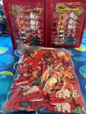 Approx 150 Novelty Christmas Card Holder Pegs