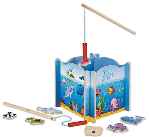 Catching fish game wooden sea - catching,