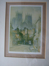 Vintage framed and signed