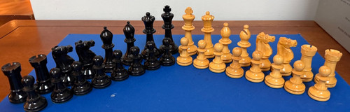 Carved staunton chess - carved,
