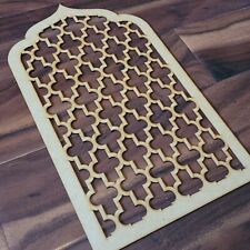 Quatrefoil Design Laser Cut