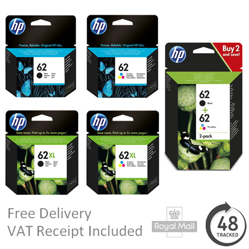 Original 62xl black - hp, 62