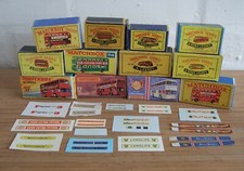 Matchbox Lesney Moko Bus Coach Trolley Repro Boxes & Decals  - Choose From List 