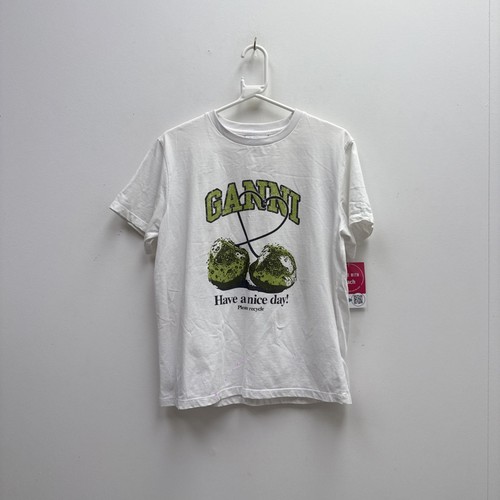 Ganni green cherry graphic - ganni,