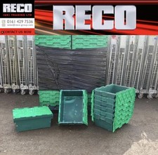 5 X SMALL USED TOTE BOX / STORAGE 400 x 300 x 250mm ALC CONTAINER STORAGE BOX 