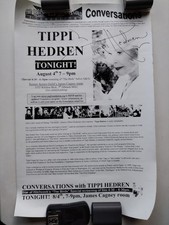 TIPPI HEDREN SIGNED POSTER