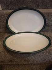 Denby, Greenwich, Oval Plate, 33cm X 23.5cm (2)