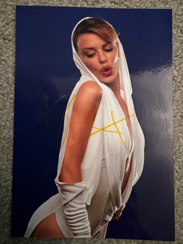 Signed photo kylie minogue - kylie,