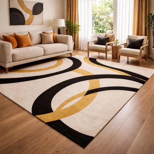 Hand tufted wool rug - hand,