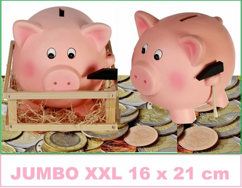 Jumbo savings pig lucky - savings,