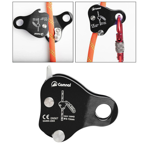 Safety rope grab rock climbing - safety,