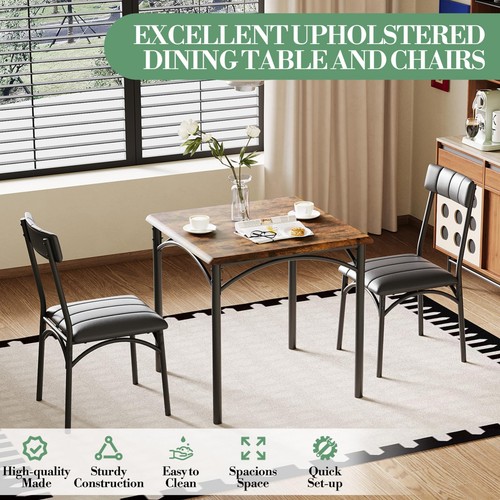 3pcs 74cm dining table - 74cm,