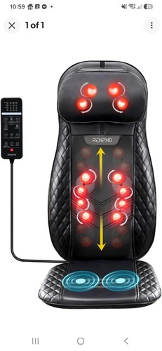 Renpho back massager with - back,