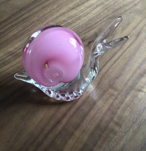 Wedgwood glass snail - glass,