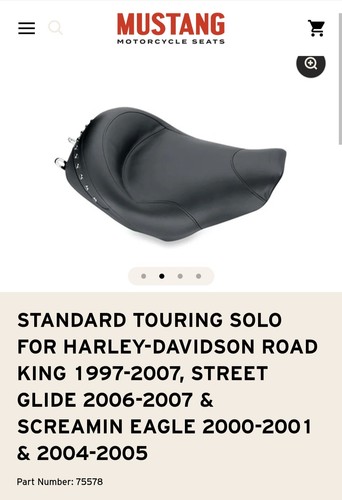 Mustang solo seat 75578 - mustang,