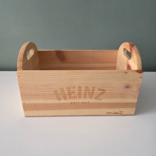 Heinz wooden caddy basket - heinz,