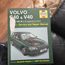 NEW - Haynes Manual 3569 - Volvo S40 & V40, 1996 to 2004, petrol