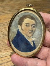 Regency Portrait Miniature Rev