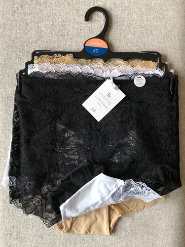 Ladies lace knickers shorts - ladies,