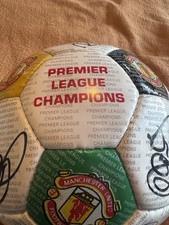 Manchester United Ball Signed