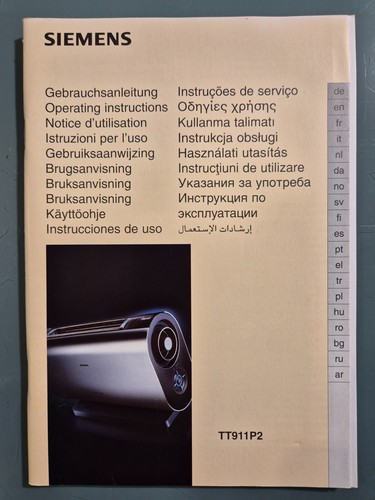 Original instruction manual
