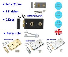 Rim Sash Lock Narrow 140x 75mm