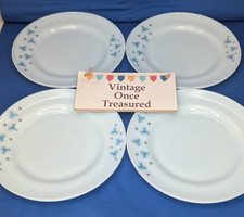 PYREX Sputnik Atomic Snowflake * 4 x Dinner Plates (25cm) * Phoenix Opalware VGC